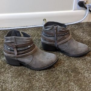 Grayish Brown Boots